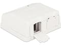 Miniatyrbild 4 av 4: Delock Keystone Surface Mounted Box - Chassi med modulär insättning - vit - 2 portar
