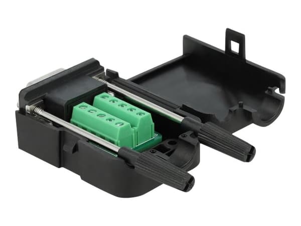 Delock - VGA-adapter - DB-9 (hona) till 10 stifts terminalblock - tumskruvar