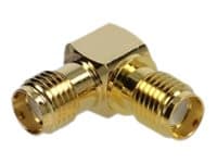 Delock - Antenneadapter - SMA beholder til SMA beholder vinklet