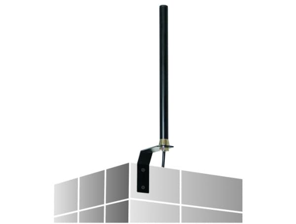 Delock - Antenne - stang - mobiltelefon, Wi-Fi, Bluetooth - 3 dBi - rundtstrålende - utendørs, kan monteres på vegg