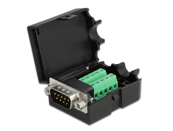 Delock - VGA-adapter - DB-9 (hann) til 10-pins terminalblokk