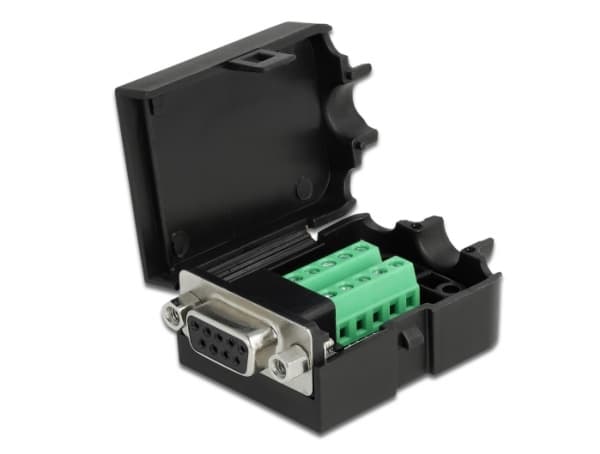 Delock - VGA-adapter - DB-9 (hunn) til 10-pins terminalblokk