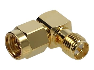 Delock - Antenneadapter - SMA plugg til RP-SMA beholder - vinklet
