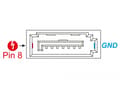 Miniatyrbilde 2 av 2: DeLOCK 89886, SATA, Gult, 6,4 mm, 17 mm, 8,4 mm, 1 stykker
