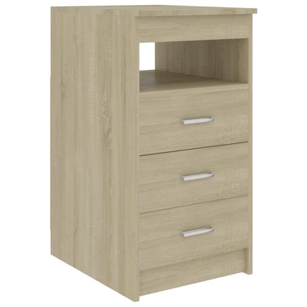 vidaXL Työpöytä Sonoma-tammi 140x50x76 cm lastulevy