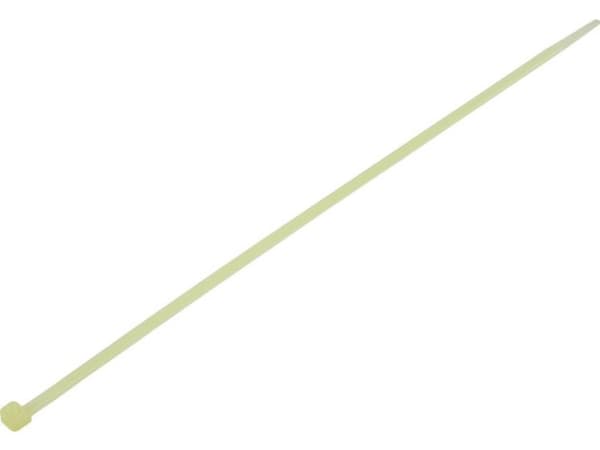 Conrad TC-6645804, Stigeformet buntebånd, Beige, 300 mm, 4,8 mm, 100 stykker