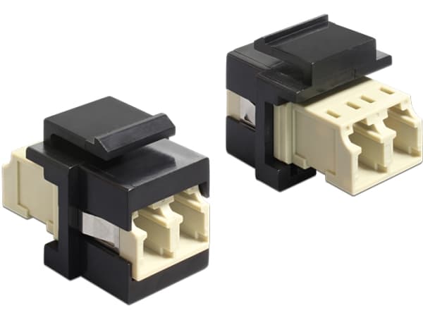 DeLOCK 86330, Musta, Valkoinen, LC, LC, 29,2 mm, 17,8 mm, 22,1 mm