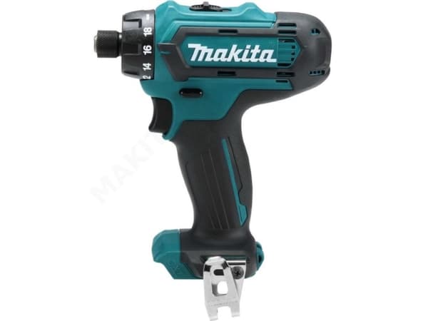 MAKITA porakone/porakone 12V kuusiokolo 30/14Nm ilman akkua ja latauslaitetta DF033DZ