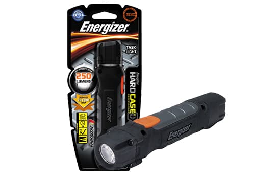 Energizer Hardcase Professional, Käsikokoinen taskulamppu, Musta, Harmaa, Oranssi, 7 m, IPX4, LED, 1 lamppua