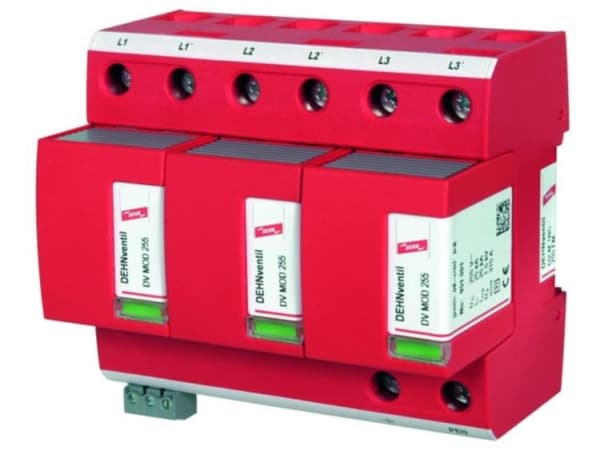 DEHN 951305 951305 DEHNvalve M TNC 255 (FM) Överspänningsskyddsomriktare Överspänningsskydd för: fördelningsskåp 25 kA 1 st