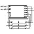 Miniatyrbild 3 av 3: OSRAM Lysrör, Kompaktlysrör Elektroniskt förkopplingsdon 72 W (4 x 18 W) QT-FIT8 3X18,4X18/220-240 VS20