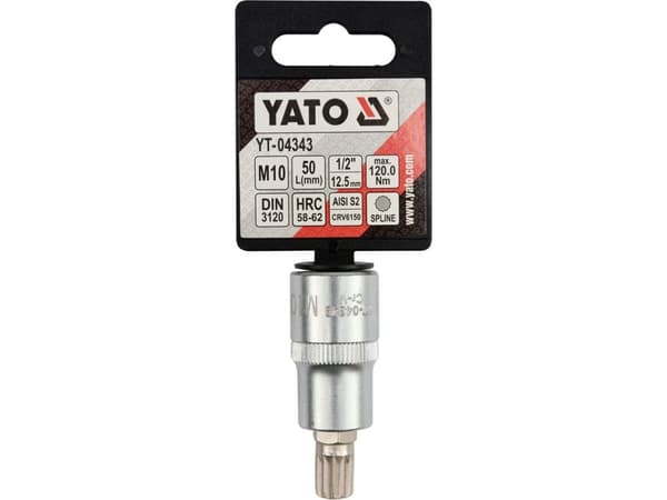 Yato Spline 1/2" M10 x 55mm hylsy (YT-04343)