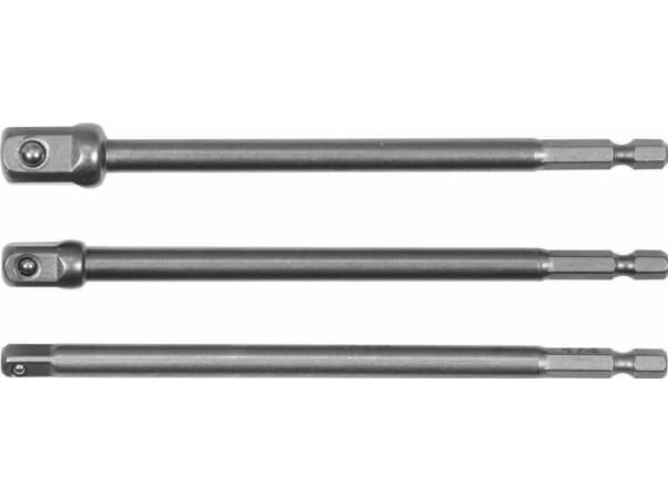 Yato YT-04628, Hylssats, 1/4", Metriska/brittiska, 3 huvuden, 9.5,6.3,12.7 mm, 1/2,1/4,3/8"