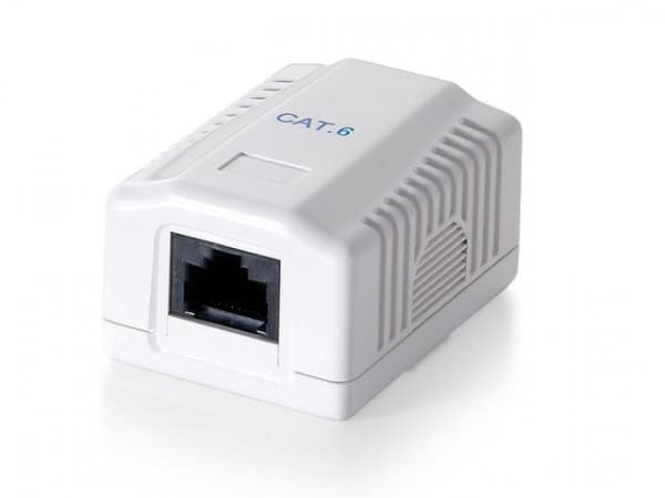 Equip 235211, RJ-45, Hvid, 39 mm, 29,5 mm, 54 mm, 40 g
