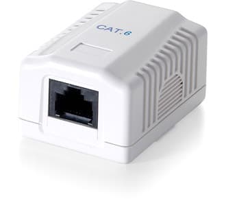 Equip 235211, RJ-45, Hvid, 39 mm, 29,5 mm, 54 mm, 40 g Vit
