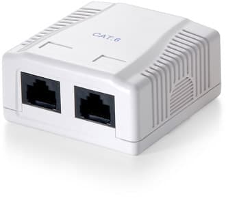 Equip 235212, RJ-45, 5e, Hvid, 59 mm, 29,5 mm, 61 mm Vit