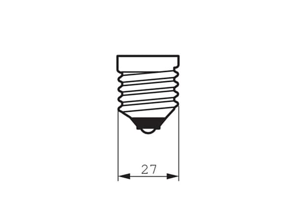 Philips SON - High-pressure sodium (HPS) lyspære - form: B70 - E27 - 71.5 W - klasse G - 1900 K