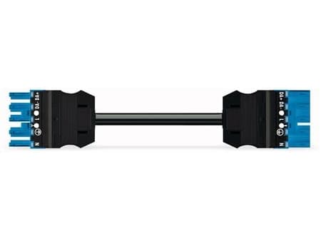 Wago 771-9985/006-301, 3 m, Hanstik/Hunstik, Sort, Blå