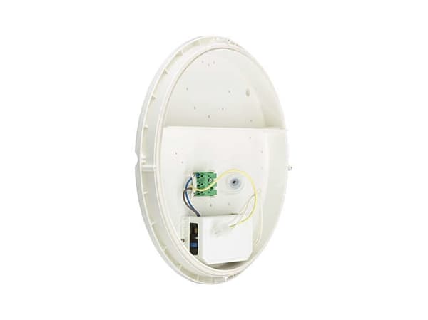 Philips CoreLine, Overflatebehandlet, Rund, 1 ampuller, 4000 K, IP65, Hvit Hvit