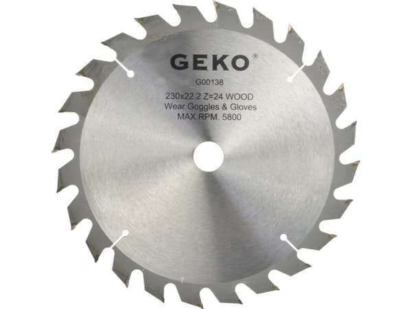 Geko Wood sag 230x22,2mm 24 tenner (G00138)