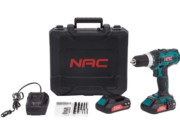 NAC DRILLBOR 20V 2x2,0Ah CDB2-LI-20V