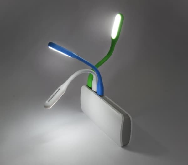 Esperanza USB-lampe 6 lysdioder hvit (EA147W)