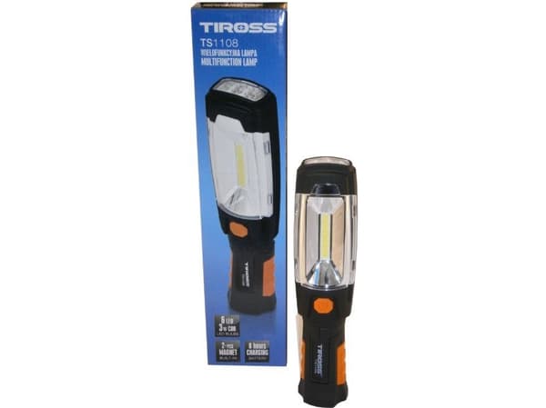 TIROSS TYÖPAJAVALAISIN AKKU 3W COB TS-1108