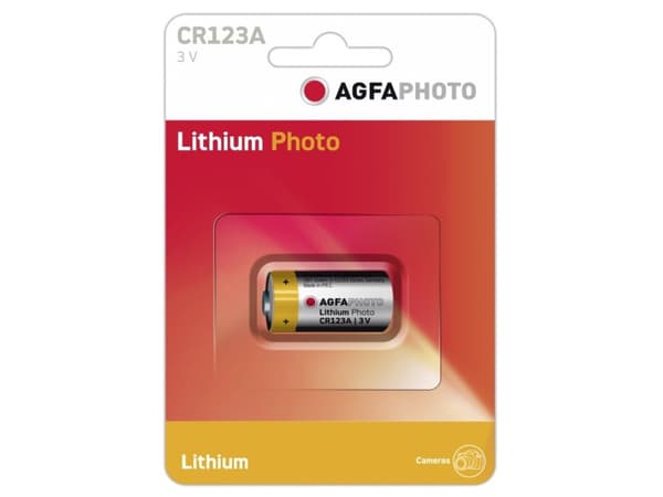 AgfaPhoto - Batteri CR123A - Li - 1300 mAh