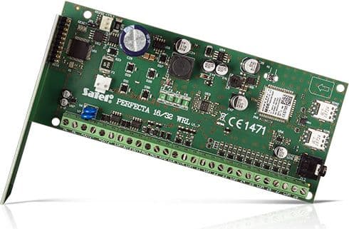 Satel PERFECTA 16-WRL, Kontrollpanel för larm, 12 V, 240 mA, 160 mm, 110 mm, 115 g