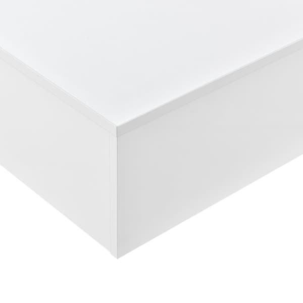 Soffbord Braunschweig 115x55x31cm högglans vit [en.casa]