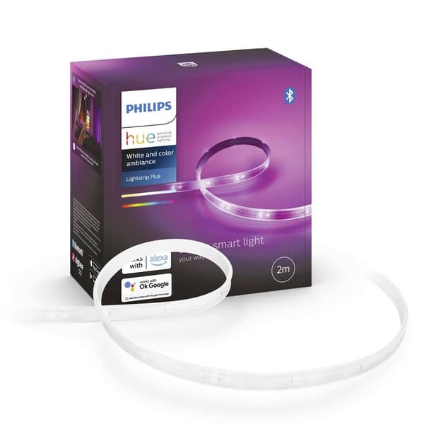 Hue LED-stripe 70342400 Lightstrip Plus LED fast installerad 20 W