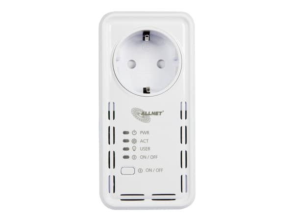 ALLNET ALL3075v3, Langallinen & langaton, 802.11b, 802.11g, Wi-Fi 4 (802.11n), Valkoinen, 200-250 V, 16 A, Virta