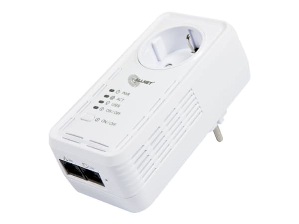 ALLNET ALL3075v3, Langallinen & langaton, 802.11b, 802.11g, Wi-Fi 4 (802.11n), Valkoinen, 200-250 V, 16 A, Virta