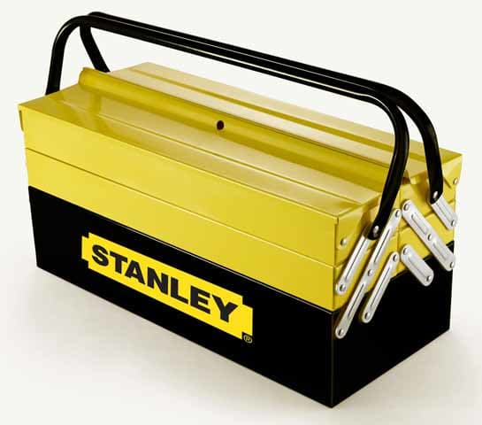 Stanley 1-94-738, Svart, Gult, Metall, 450 mm, 208 mm, 208 mm