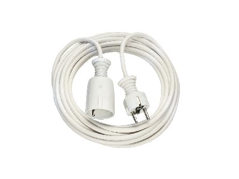 Brennenstuhl 1168444, 5 m, 1 AC-utgångar, inomhus, Typ F, IP20, Polyvinylklorid (PVC), Vinyl
