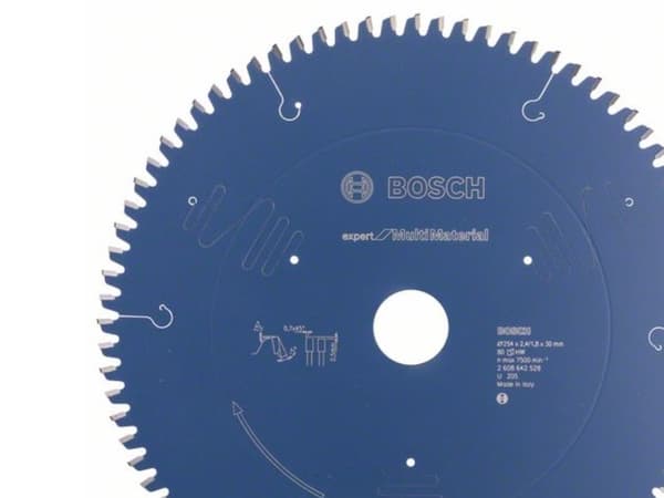 Bosch RUND SAWING 254X2,4X30MM 80T EXP MULTI