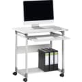 Miniatyrbild 3 av 4: Durable Datorvagn med hjul, justerbar i höjdled Höjdintervall: 550 till 630 mm (B x D) 750 mm x 534 mm Grå SYSTEM 75 FH