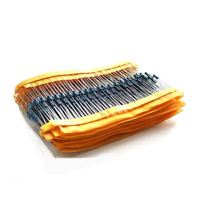 400st Motstånd i kit. 1/4W metal film resistor 20 olika 20 av varje.