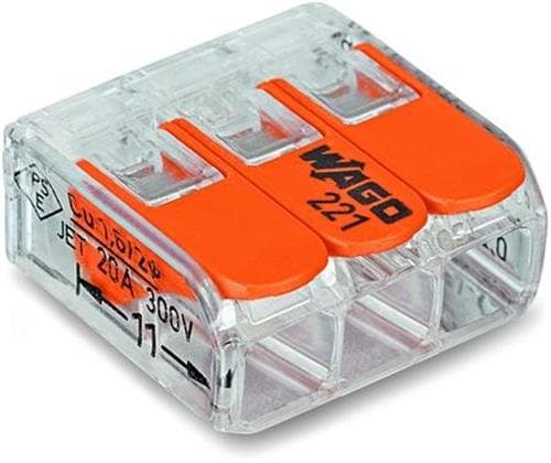 Wago 221-413, 18,7 mm, 18,6 mm, 8,3 mm, 450 V