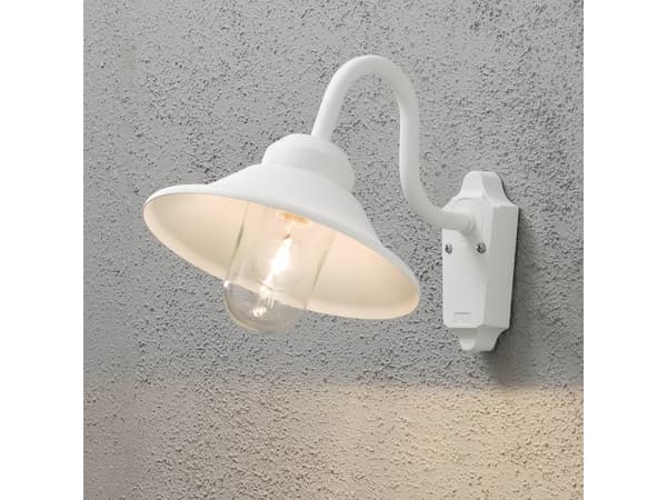 Konstsmide 556-250, 1 lampor, IP23, Vit Vit
