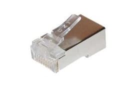 S-Conn 72052-, RJ-45, Metallisk, Guld