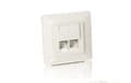Pikkukuva 1 / 3: Equip 125722, RJ-45, 5e, -40 - 80 °C, Valkoinen, ABS-synteettinen, 80 mm