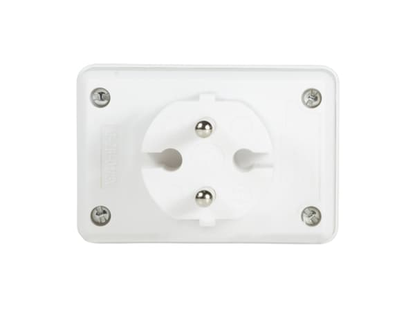 LogiLink LPS220, 4 AC-pistorasia(a), Sisätila, Valkoinen, RoHS, 250 V, 2300 W
