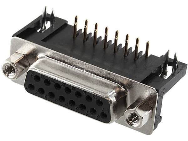 econ connect BUN15WB/9, D-Sub, Musta, Kupari, Terästä, Kestomuovipolyesteri (PBT), 500 V, 30 mO, 3 A