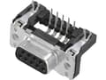 Miniatyrbild 3 av 5: Harting 09 66 352 6611, D-Sub 3, Svart, Metallisk, Polybutylentereftalat (PBT), Stål, Termoplastisk harts, Kopparlegering, 10 mO, 1000 V