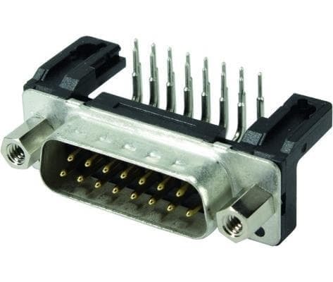 Harting 09 65 362 6811, D-Sub 3, Svart, Metallisk, Polybutylentereftalat (PBT), Kopparlegering, 10 mO, 1000 V