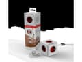 Pikkukuva 5 / 5: Allocacoc PowerCube Extended Type E, 1,5 m, Sisätila, Tyyppi E, Harmaa, CE, KEMA FR, 5 AC-pistorasia(a)