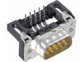 Miniatyrbild 3 av 5: Harting 09 65 162 6813, D-Sub 1, Svart, Metallisk, Polybutylentereftalat (PBT), Stål, Termoplastisk harts, Kopparlegering, 10 mO, 1000 V