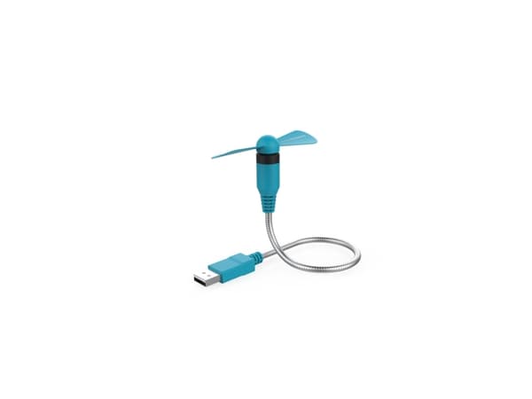 Wentylator USB Realpower RealPower USB mini Fan blau (USB-Ventilator flexibel)