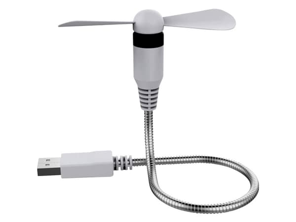 Wentylator USB Realpower RealPower USB mini Fan weiß (USB-Ventilator flexibel)